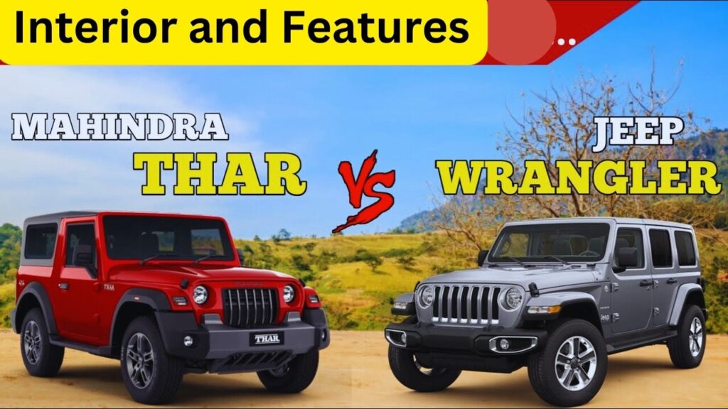 Mahindra Thar Roxx VS Jeep Wrangler