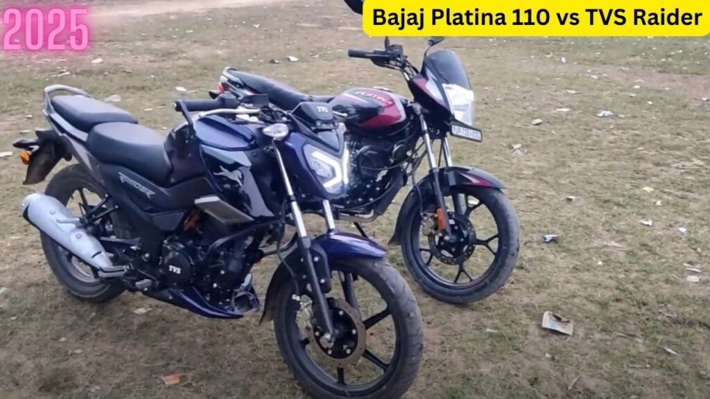 Bajaj Platina 110 vs TVS Raider