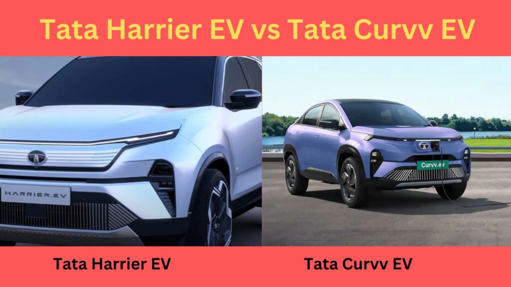 Tata Harrier EV vs Tata Curvv EV