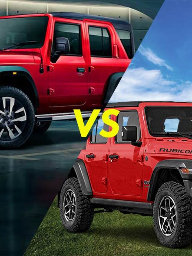 Mahindra Thar Roxx VS Jeep Wrangler