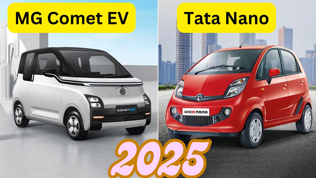 MG Comet EV vs Tata Nano